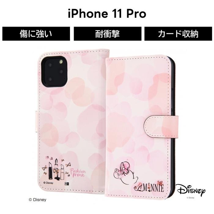 Disney（ディズニー） iPhone11 Pro カバー ケース 手帳型 レザー 革