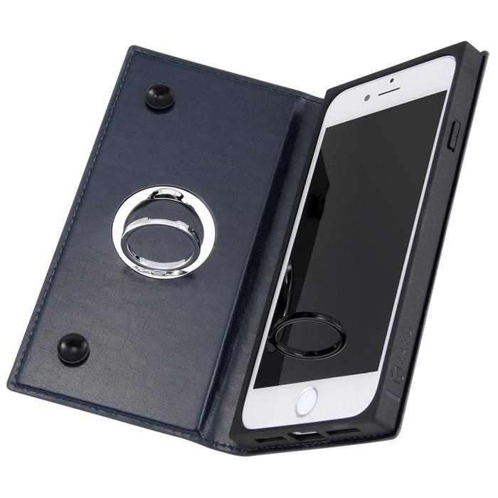 Iphone8 Iphone7 ケース 手帳型 耐衝撃 Kaku リング付 360 ピタッとカバー ダークネイビー アイフォン8 カバー 手帳ケース Iphone Se2 Iphone Se 第2世代 父の日 In P7skbc1 Dn ケース フィルムのwhitebang 通販 Yahoo ショッピング