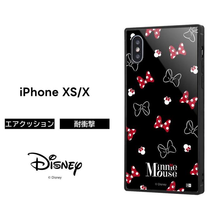 Iphone Xs Iphone X ケースディズニー キャラクター 耐衝撃 ガラスケース Kaku ミニーマウス Otona Black アイフォンxs カバー 四角 Iq Dpk1b Mn005 ケース フィルムのwhitebang 通販 Yahoo ショッピング