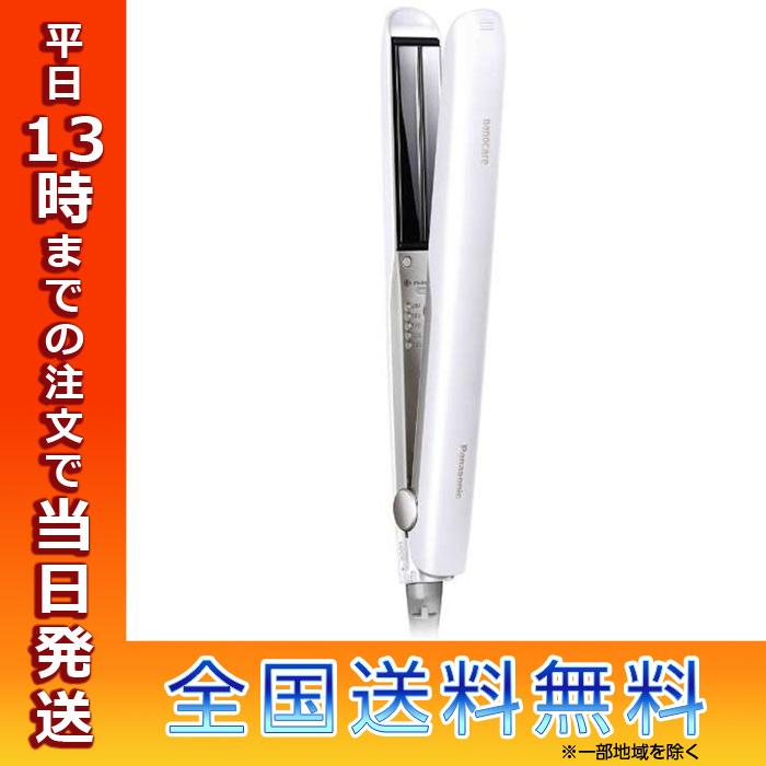 パナソニック Panasonic ストレートアイロン ナノケア EH-HS0J-W 白  