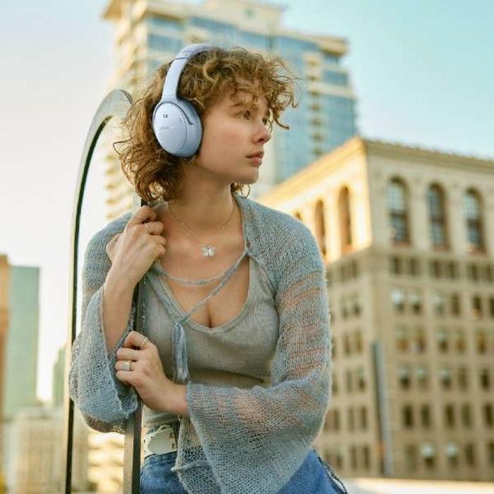 BOSE ボーズ ブルートゥースヘッドホン QuietComfort Headphones Moon Stone Blue QuietComfortHPMSN Bluetooth ノイズキャンセリング対応 Bluetooth｜white-bang｜05