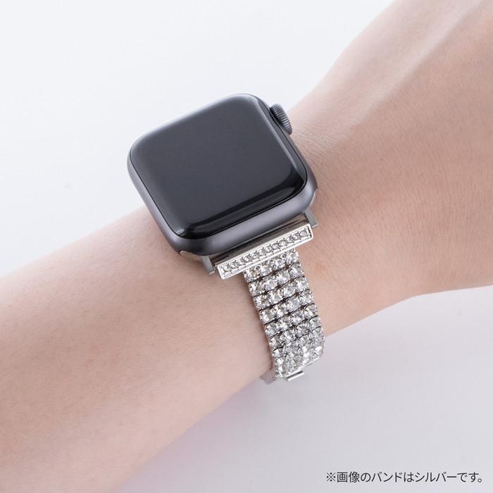 重量級 アップルウォッチ メタルケースバンド シルバー 銀色