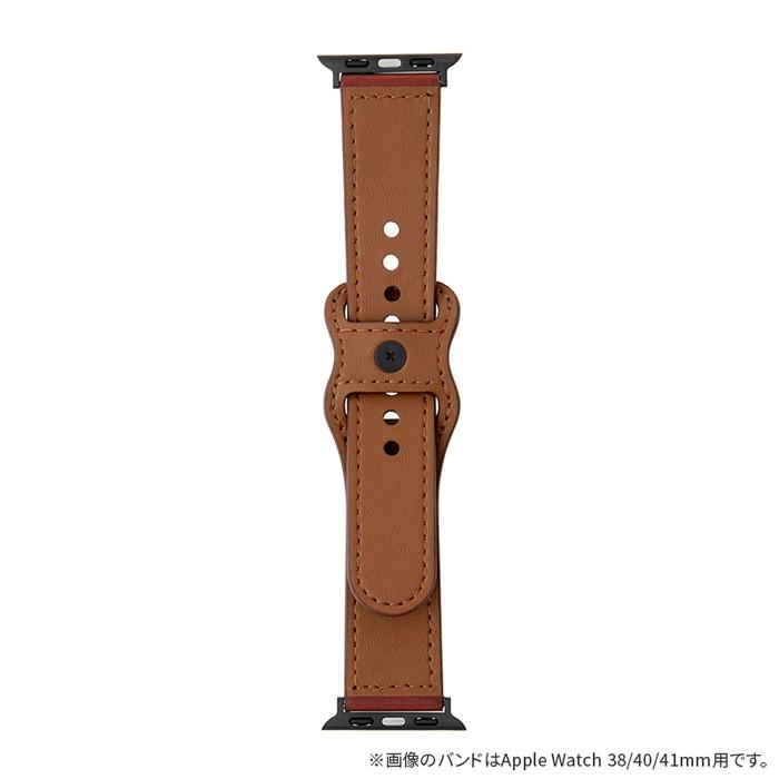 アップルウォッチ　Apple Watch レザー　バンド　サドルブラウン レザー☆ブラウン/ブラック系】B030 アップルウォッチバンド レザー