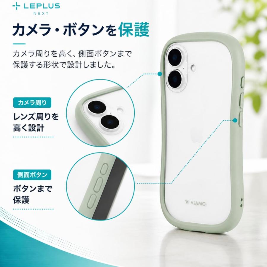 iPhone16 ケース ミント 耐衝撃 衝撃吸収 ハイブリッド カメラ保護 耐