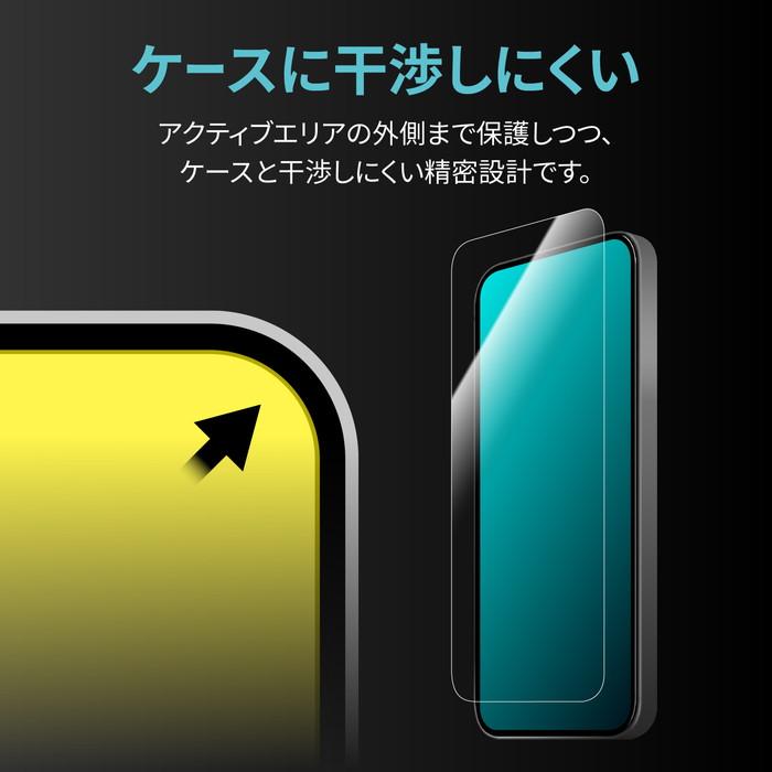 iPhone16 ガラスフィルム 全面保護 覗き見防止 強化ガラス 10H ガラス