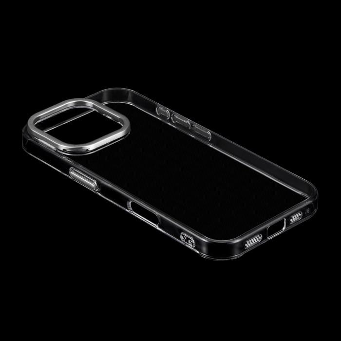 iPhone16Pro ケース クリア 耐衝撃 衝撃吸収 ハイブリッド スタンド