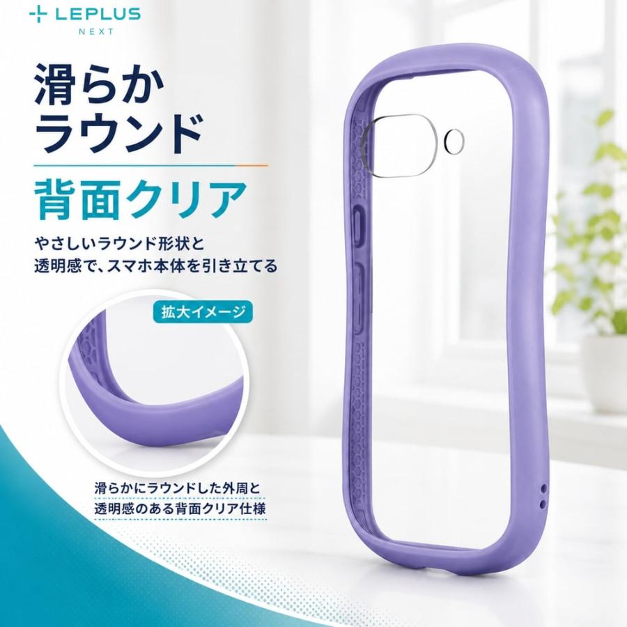 Google Pixel 9a ケース パープル シンプル 耐傷 耐衝撃 ハイブリッド