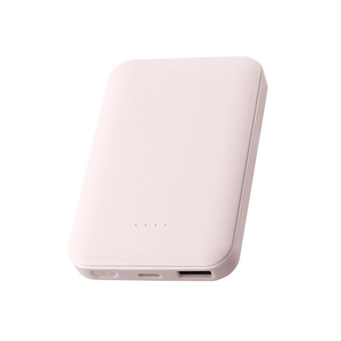 発火リスクを抑えたモバイルバッテリー「MOEZ」 5000mAh ピンク