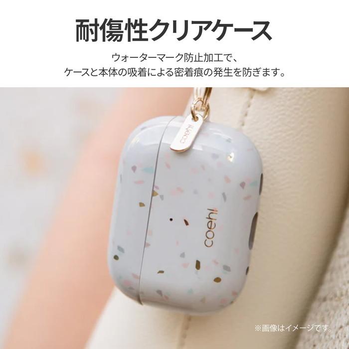 AirPods Pro 2 ケース かわいい おしゃれ クリア カラビナ キーリング