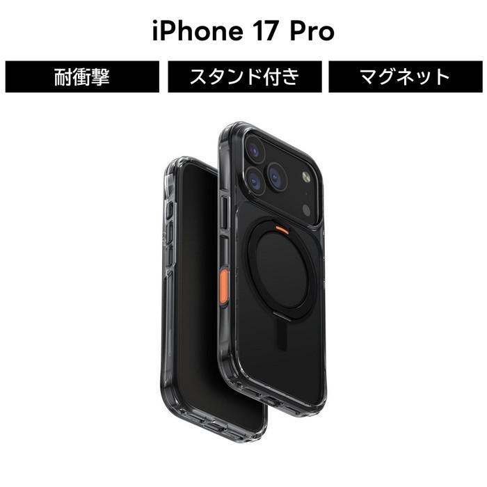 iPhone17Pro用 スマホケース マットブラック 耐衝撃MagSafe対応 TORRAS iPhone17 ケース MagSafe対応 マグネット搭載 マット iPhone17