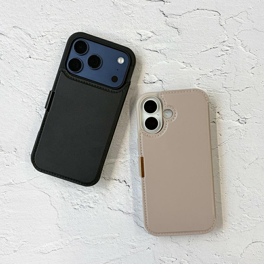 iPhone17 ケース 手帳型 バックフリップケース 耐衝撃 iPhone 17