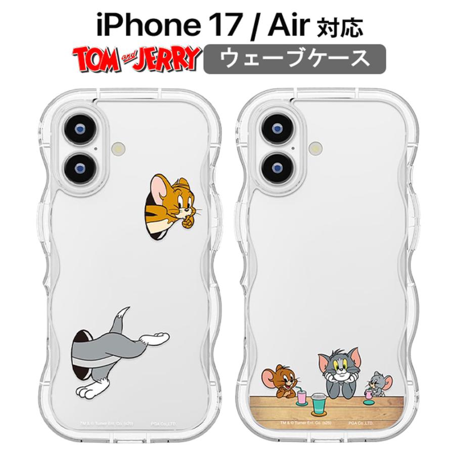 ケースティファイ　トムとジェリー　iPhone17 ケース　ミラー iPhone17 ケース トムとジェリー クリア かわいい 耐衝撃 iPhone 17