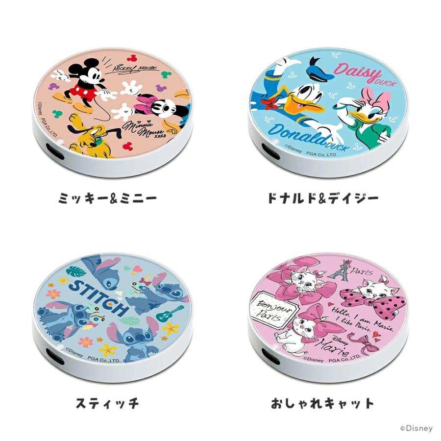 ディズニー ミッキー マグネット式ワイヤレス充電器 かわいい