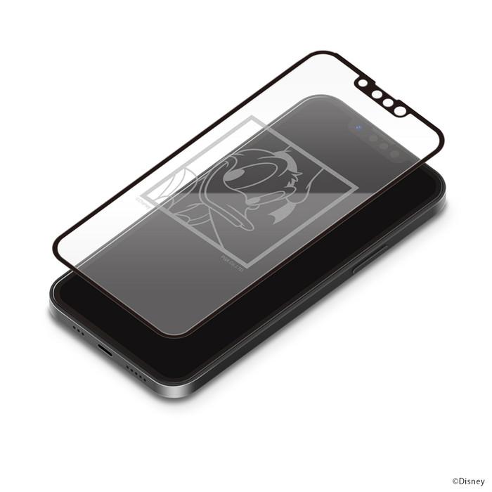 iPhone13 ガラスフィルム ドナルド フィルム ガラス iPhone 13 Pro iPhone13Pro 保護フィルム 抗菌液晶全面保護ガラス ドナルドダック キャラクター｜white-bang｜02