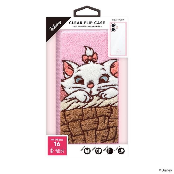 iPhone 16 ケース マリーちゃん 手帳型 iPhone16 カバー ディズニー