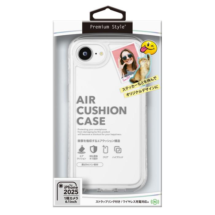 iPhone16e ホワイト 128GB iPhoneケース ストラップ付き iPhone16e ケース 耐衝撃 ホワイト シンプル クリア 二層構造