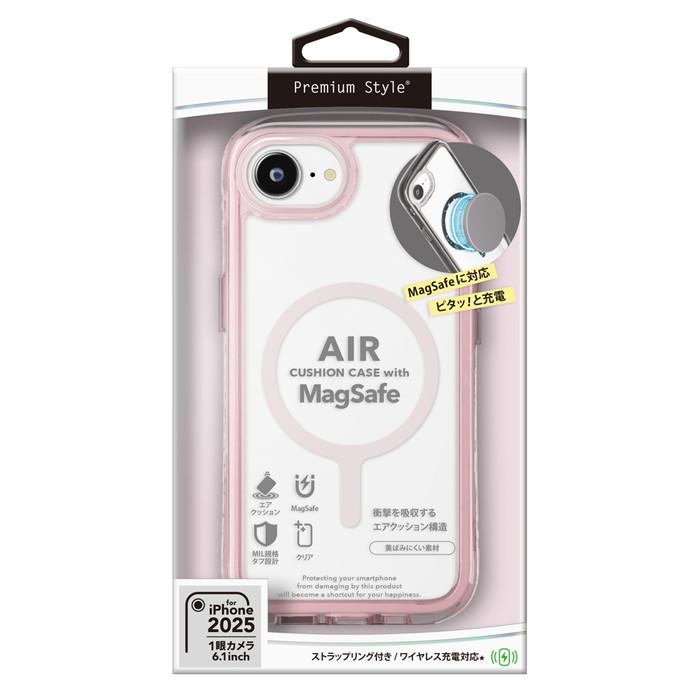 iPhone16e ケース 耐衝撃 ピンク シンプル 透明 二層構造