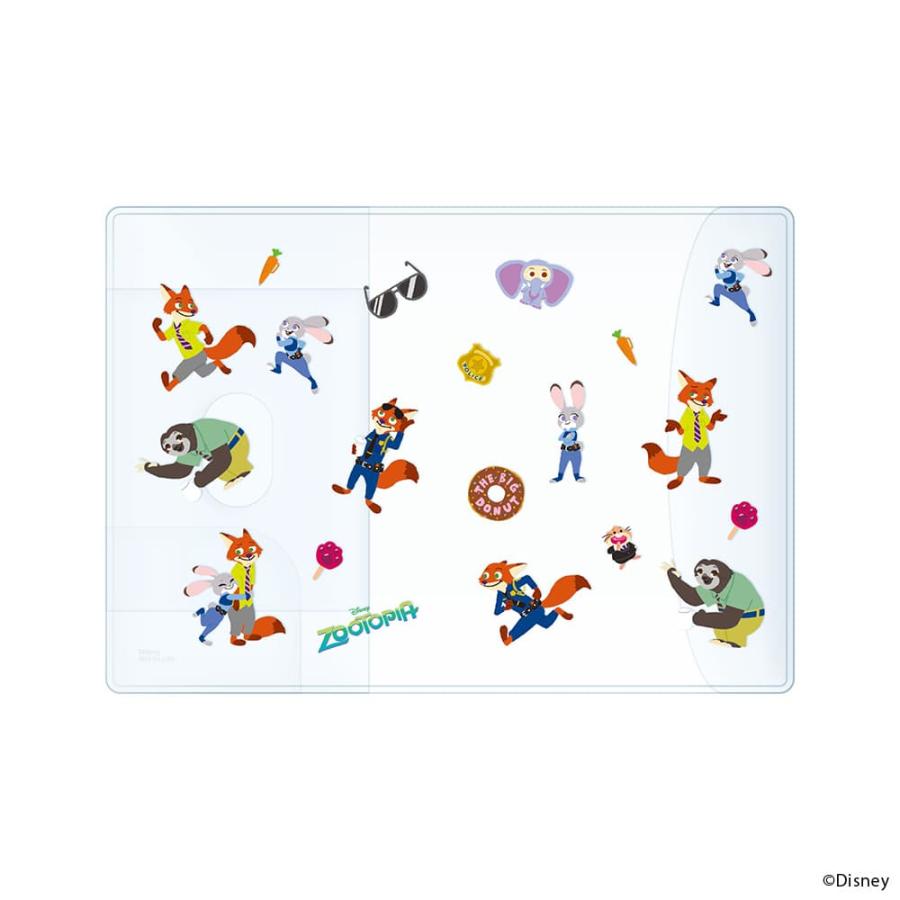 ディズニー パスポートカバー ズートピア クリア キャラクター