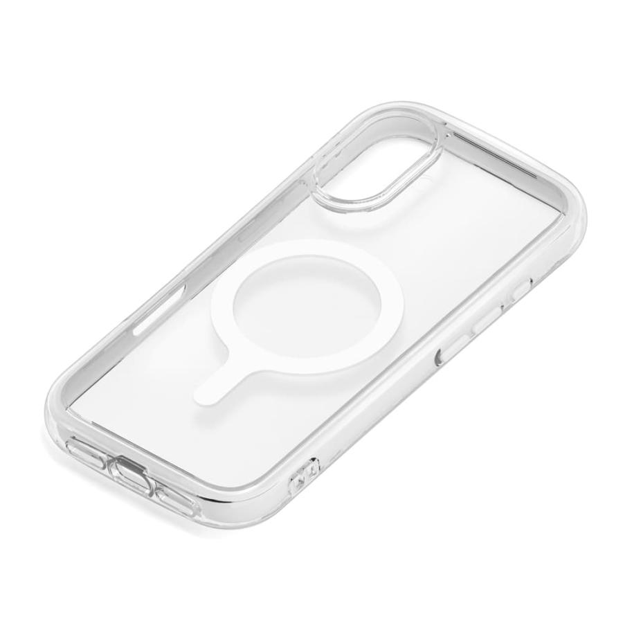 iPhone 17 ケース MagSafe対応 クリア 耐衝撃 ホワイト 高透明