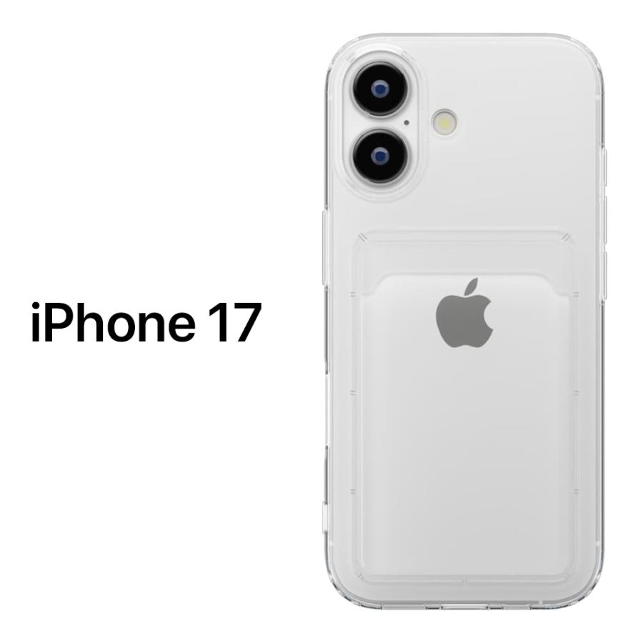 iPhone 17 ケース クリア 耐衝撃 高透明 ストラップホール付き
