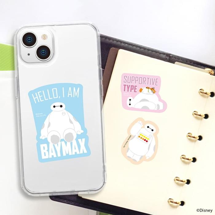 ステッカー キャラクター ディズニー ベイマックス モチ シール スマホ
