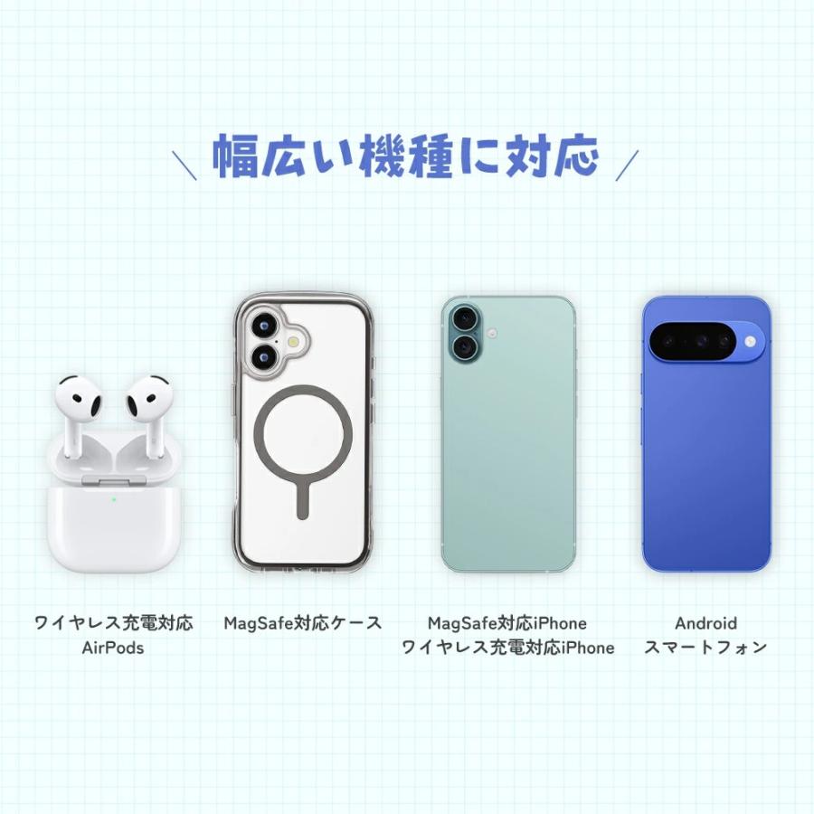 ディズニー トイストーリー ウッディ バズ マグネット式ワイヤレス充電