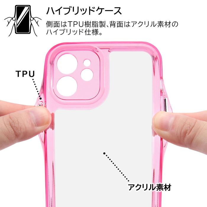 ray-out iPhone12 Pro ケース カバー ネオンカラー 蛍光 クリア