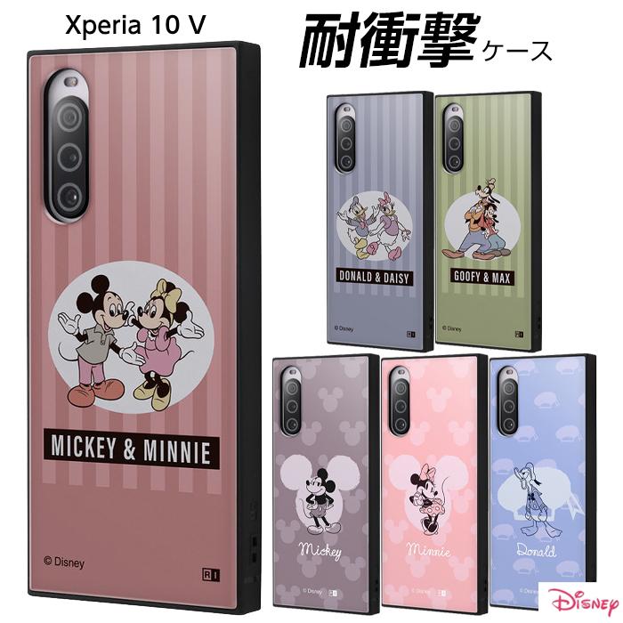 ミッキーとミニーのケース Disney（ディズニー） Xperia 10 V ケース ミッキー ミニー ドナルド