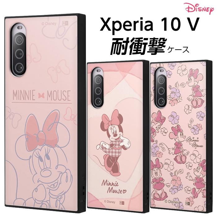 Disney Xperia 10 V ケース ミニー ディズニー リボン Xperia10V
