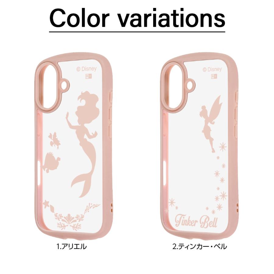 iPhone17 ケース アリエル ティンカーベル クリア アイフォン17