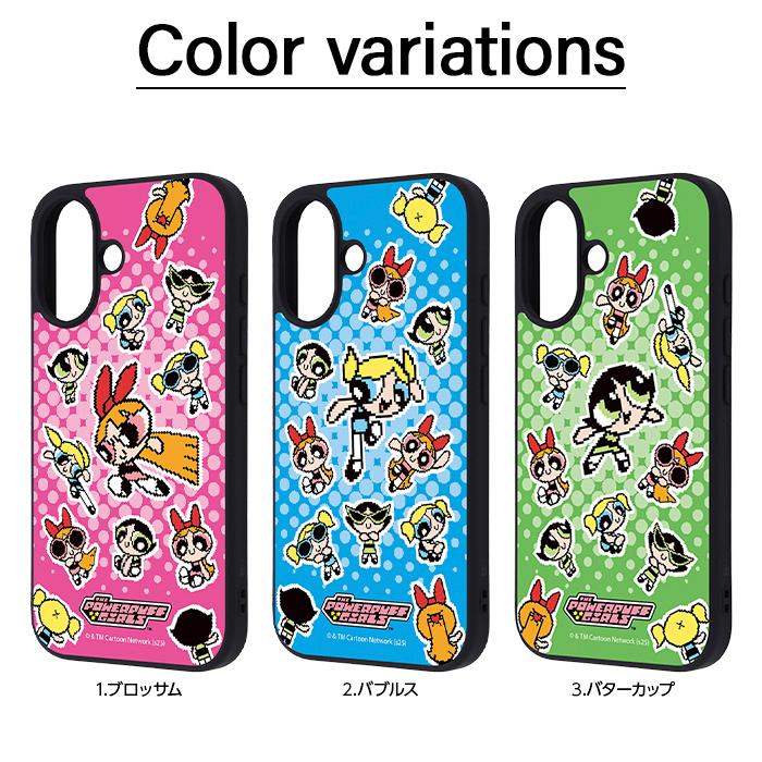 iPhone16 16e ケース パワーパフガールズ ブロッサム バブルス バター