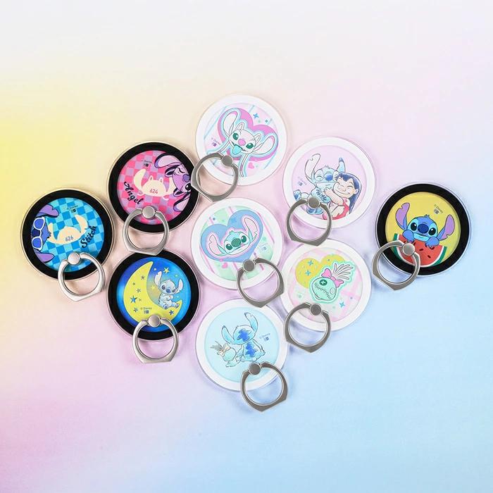 スマホ マグネット リング シール かわいい スティッチ ディズニー