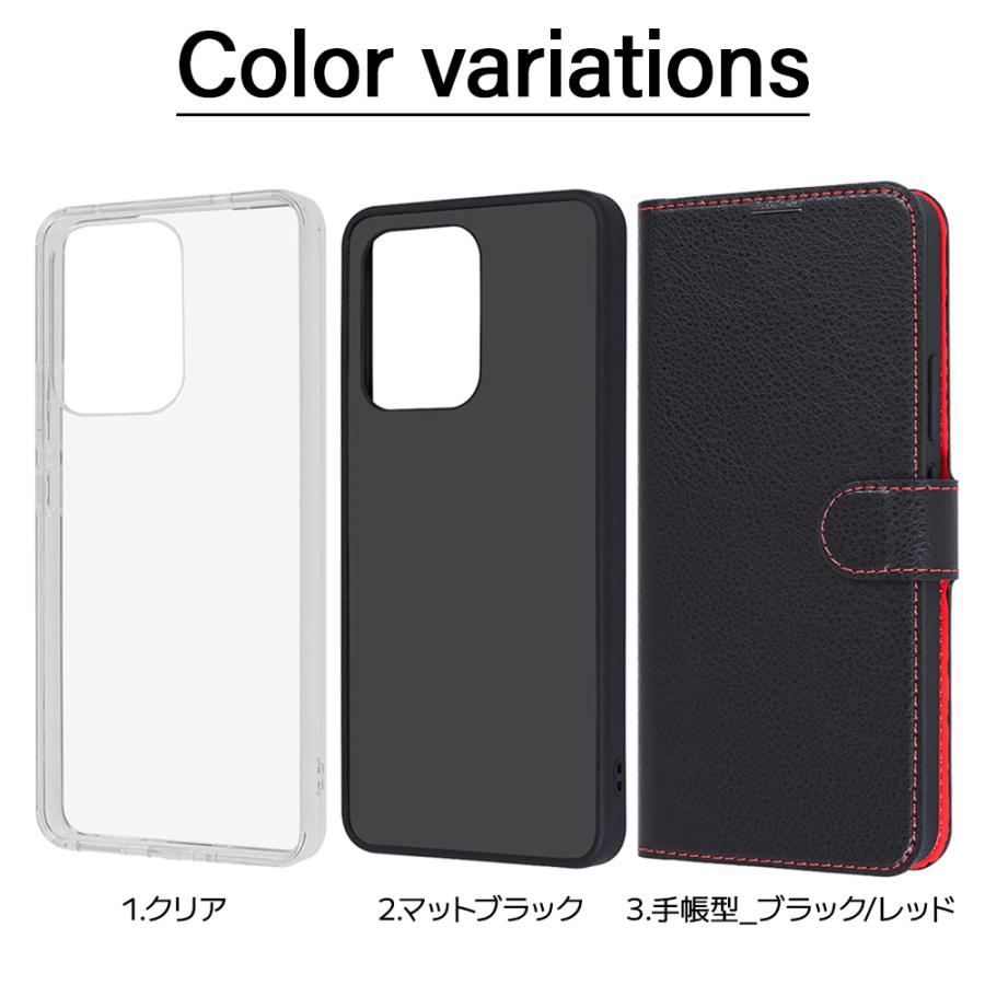 OPPOReno13A ケース クリア 手帳型 耐衝撃 A501OP オッポリノ13A 背面