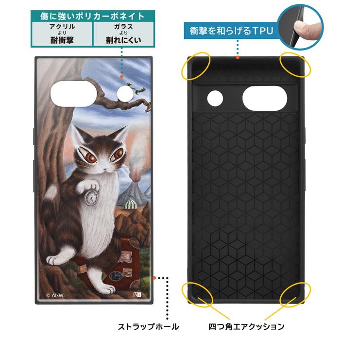 Google Pixel 7a ケース キャラクター 猫のダヤン ダヤン 耐衝撃 グーグルピクセル7a カバー 耐衝撃ケース スマホカバー スマホケース｜white-bang｜03