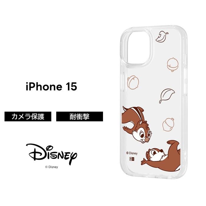 Disney（ディズニー） iPhone 15 ケース チップとデール クリアケース