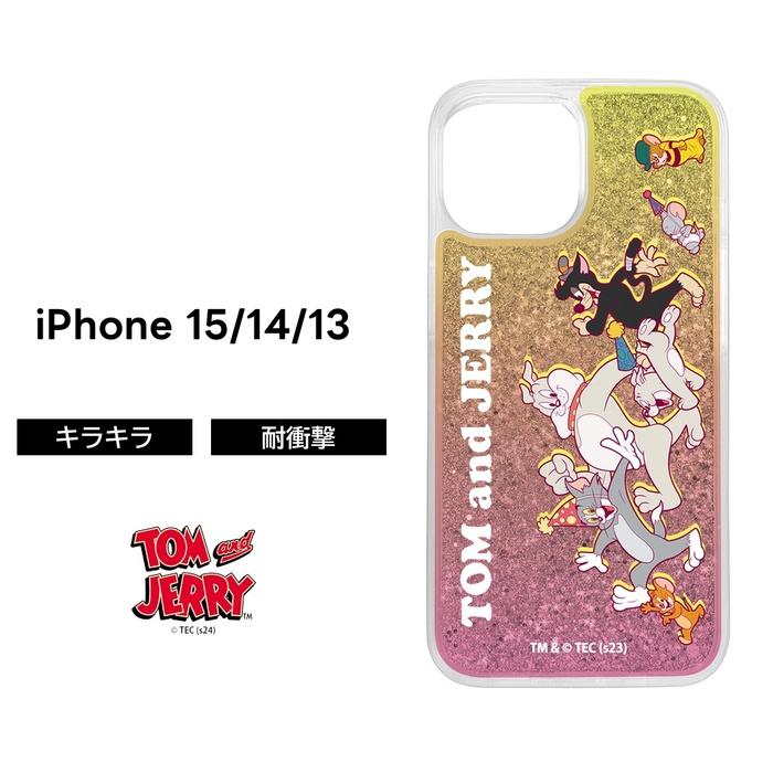 iPhone 15 ケース トムとジェリー クリアケース iPhone15 14 13 iPhone14 iPhone13 ハイブリッド ラメ キラキラ ソフト ハード スマホカバー スマホケース | ワーナー・ブラザース