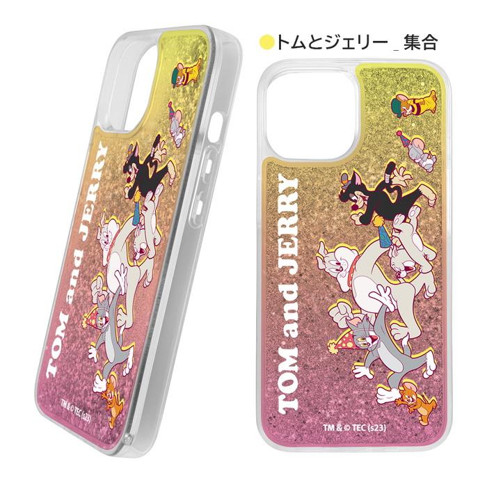 iPhone 15 ケース トムとジェリー クリアケース iPhone15 14 13 iPhone14 iPhone13 ハイブリッド ラメ キラキラ ソフト ハード スマホカバー スマホケース | ワーナー・ブラザース | 01