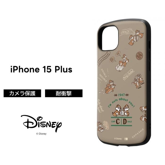 Disney iPhone 15 Plus ケース チップとデール 耐衝撃