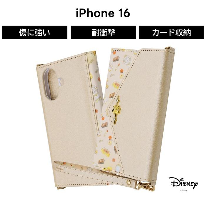 iPhone 16 ケース 手帳型 ベル iPhone16 アイフォン16 ディズニー
