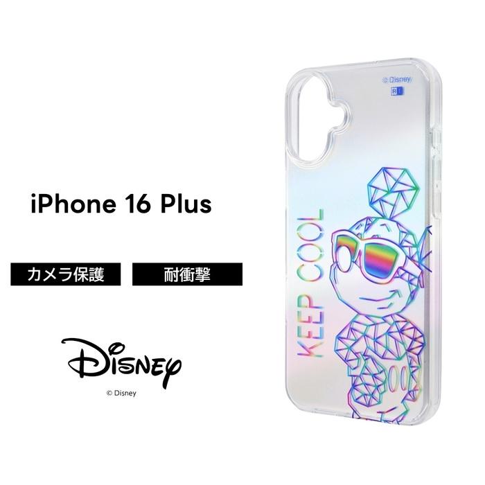 iPhone 16 Plus ケース クリア おもしろ ミッキー iPhone16Plus 