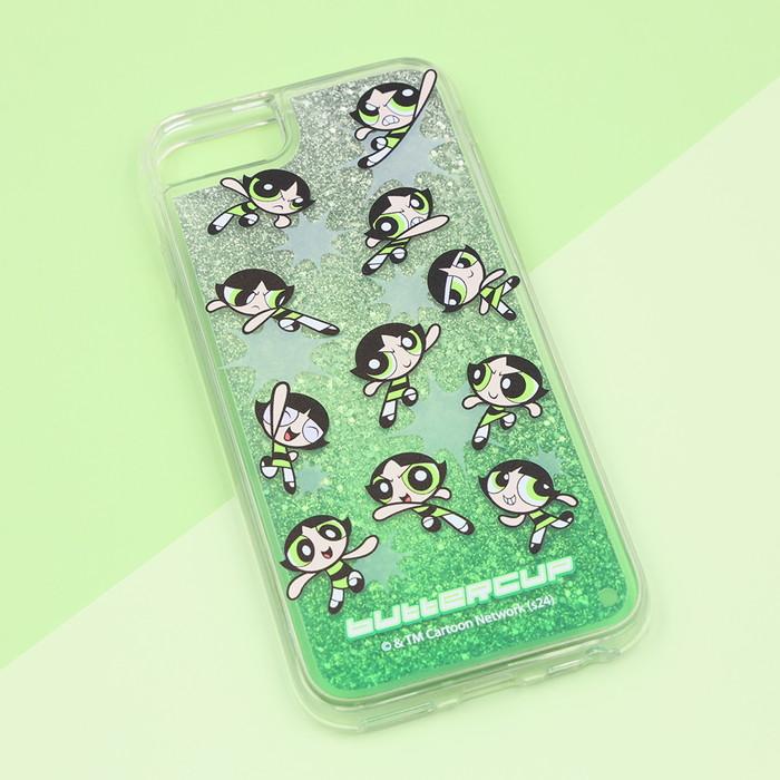 iPhoneSE3 ケース パワーパフガールズ ラメ iPhoneSE2 iPhone 8 7 6s 6