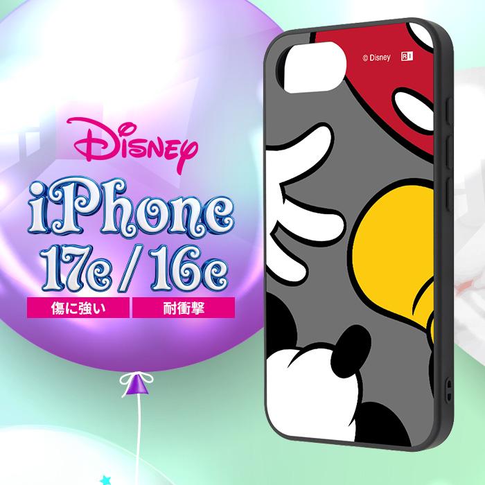 iPhone17e ケース キャラクター ミッキー iPhone16e アイフォン 17e