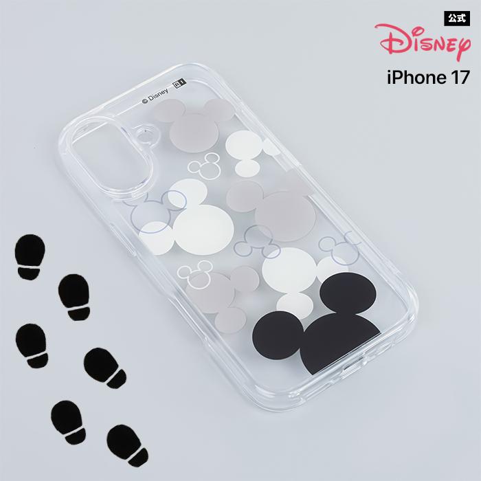 iPhone 17 ケース ミッキー クリア iPhone17 アイフォン17 ディズニー
