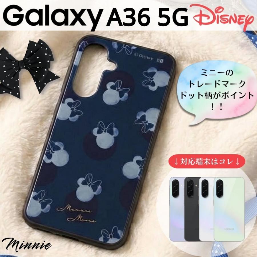 GalaxyA36 ケース ミニー かわいい docomo SC-54F ギャラクシーA36 5G