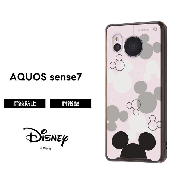 Disney（ディズニー） AQUOSsense7 ケース ミッキー クリア AQUOS