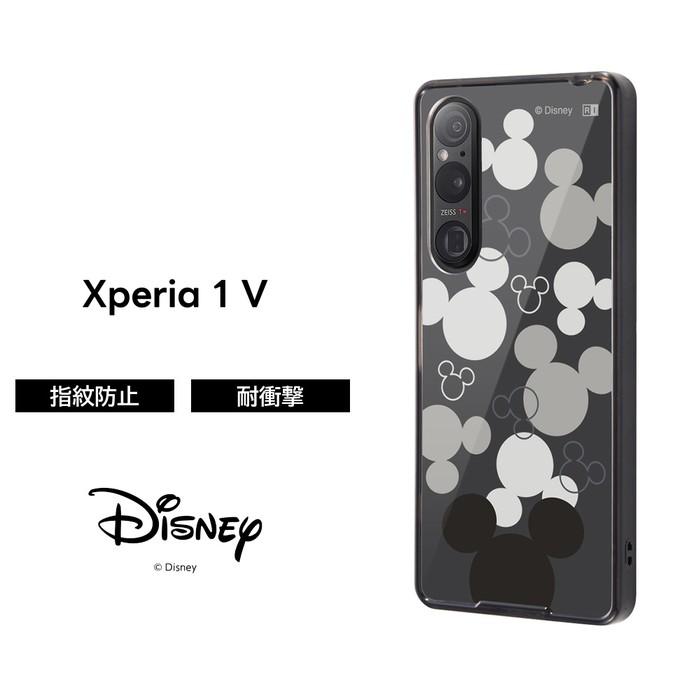 Disney（ディズニー） Xperia 1 V ケース ミッキー クリア Xperia1V SO