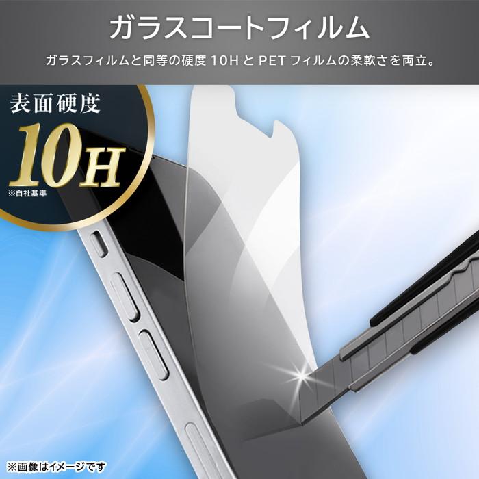 iPhone 15 フィルム ガラス 10H iPhone15 アイフォン15 保護フィルム 光沢 つやつや ガラスコート 衝撃吸収 保護 高光沢 クリア 透明 ツヤ スマホフィルム｜white-bang｜02