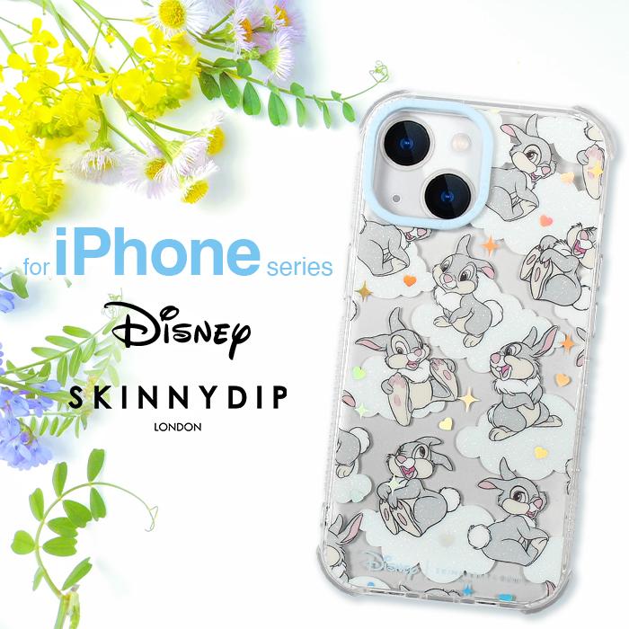 ◆ とんすけ iPhone14Pro ケース ディズニー バンビ とんすけ かわいい SKINNYDIP