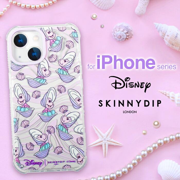 iPhone15Plus ケース ディズニー ヤングオイスター SKINNYDIP クリア