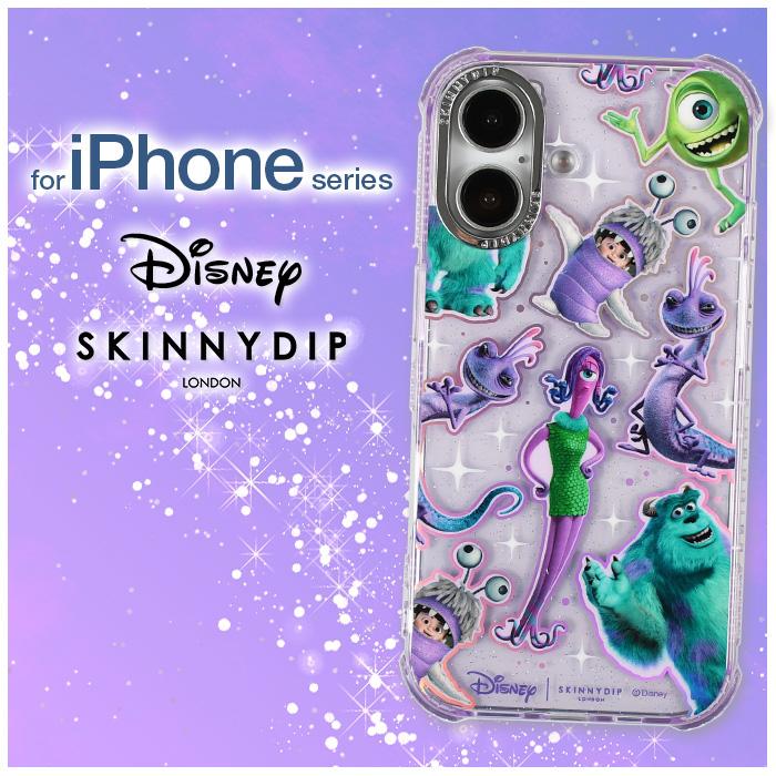 iPhone 14 ケース モンスターズインク SKINNYDIP カバー ディズニー